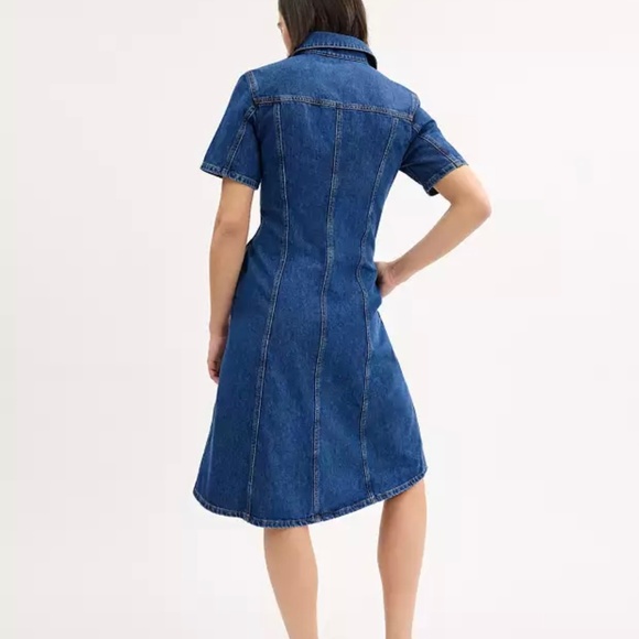 Coach denim midi dress size 8 - Picture 3 of 7